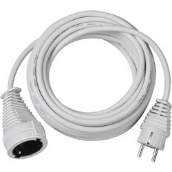 Brennenstuhl Extension cable 5m, White (1168440)