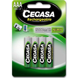 Cegasa Rechargeable AAA 1000mAh 4τμχ