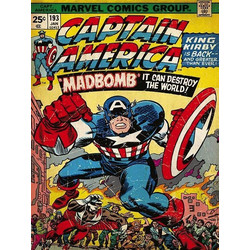 Marvel Captain America (Madbomb) (Canvas) - 30 X 40cm - DC92178