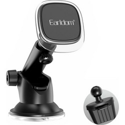 Earldom Μαγνητική Βάση Αυτοκινήτου/Magnetic Car Holder 3in1 με Suction Cup ET-EH193, μαύρη