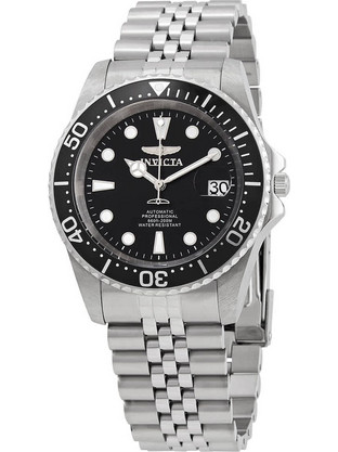 Invicta Pro Diver Ανδρικό Ρολόι Αυτόματο με Ασημί Μεταλλικό Μπρασελέ 30091