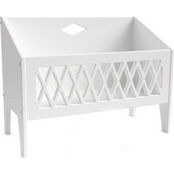 Έπιπλο αποθήκευσης βιβλίων Harlequin White, CAM CAM