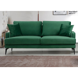 Papatya Papira Διθέσιος Καναπές Πράσινος 175x90x88cm