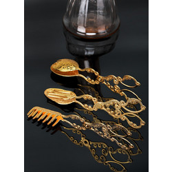 Tongs Set (3 Pieces) PLT0418 Gold