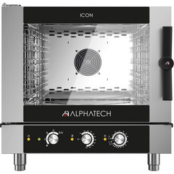 ALPHATECH ICEM051E ΕΠΑΓΓΕΛΜΑΤΙΚΟΣ ΗΛΕΚΤΡΙΚΟΣ ΦΟΥΡΝΟΣ 5 ΘΕΣΕΩΝ GN 1/1 (600*400MM) ΔΙΑΚΕΝΟ 70MM