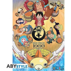 One Piece - 1000 Logs Cheers Poster (52x38cm)