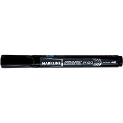 LINC Μαρκαδόρος Markline/μαύρος 10τμχ