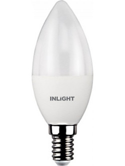 InLight E14 LED C37 8watt 4000Κ Φυσικό Λευκό (7.14.08.13.2) 7.14.08.13.2 - InLight