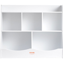 VEVOR Wood Kid Storage Cubby, Organizer αποθήκευσης παιχνιδιών με ράφι, 5-Cubby Ξύλινο ντουλάπι αποθήκευσης παιχνιδιών, Παιδικό ράφι παιχνιδιών βιβλίων για παιδικό δωμάτιο, Παιδικός χώρος, νηπιαγωγείο