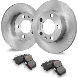 Σετ αντικατάστασης τακακιών φρένων VEVOR Rear Brake Rotors Brake Rotors για Audi A3(8L)