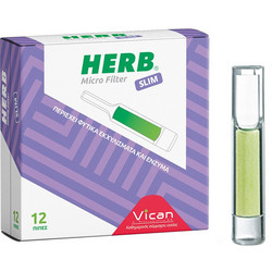 Vican Herb Micro Filter Slim 12Τμχ