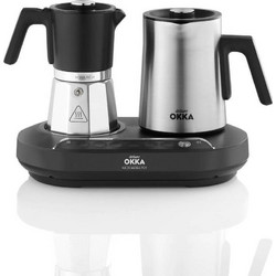 Arzum Okka OK0027 Rich Moka Pot Συσκευή Ελληνικού & Espresso Chrome 8693184916599
