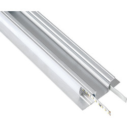 GLOBOSTAR(R) ALP-WALL-UPDOWN CONCEALED 70844-3M Επιφανειακό Προφίλ Αλουμινίου Ειδικό για Δημιουργία Κρυφού Φωτισμού Up + Down με Λευκό Γαλακτερό Πατητό Κάλυμμα για Ταινίες LED IP20 - Ασημί + Λευκό - Μ