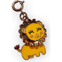 CHARM IT GOLD SWIVEL LION