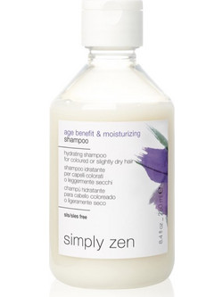 Simply Zen Age Benefit Moisturizing Σαμπουάν για Προστασία Χρώματος & Επανόρθωση για Ξηρά & Βαμμένα Μαλλιά 250ml