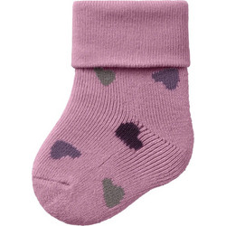 Καλτσάκια βρεφικά για κορίτσια Name It Hearts Pink