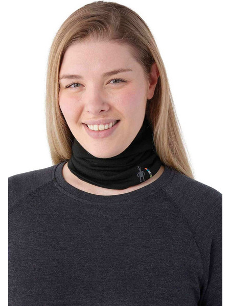 Smartwool unisex μάλλινο κασκόλ Thermal Merino Reversible Neck Gaiter - SW0170710011 Μαύρο