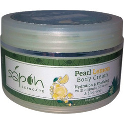 Sapon Pearl Lemon Ενυδατική Κρέμα Σώματος 200ml