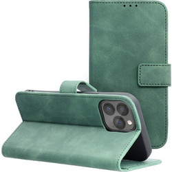 Forcell Tender Θήκη Wallet iPhone 13 Pro Max - Green - FORCELL