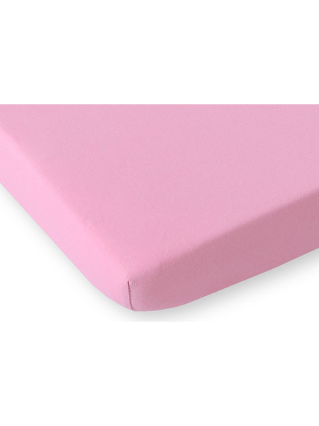 Sheet made of jersey - pink