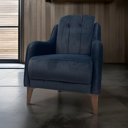 Martin Home Πολυθρόνα DARK BLUE NOVA 74x90x100 cm 0683-6CH074NOVADARKGREY