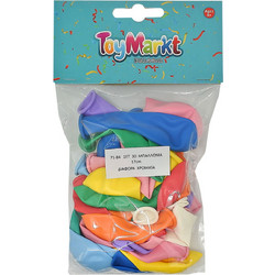 ΣΕΤ 30 ΜΠΑΛΟΝΙΑ 7" 18cm ToyMarkt 91104