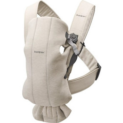 BabyBjorn Mini 3D Jersey Μάρσιπος με Μέγιστο Βάρος 11kg Μπεζ