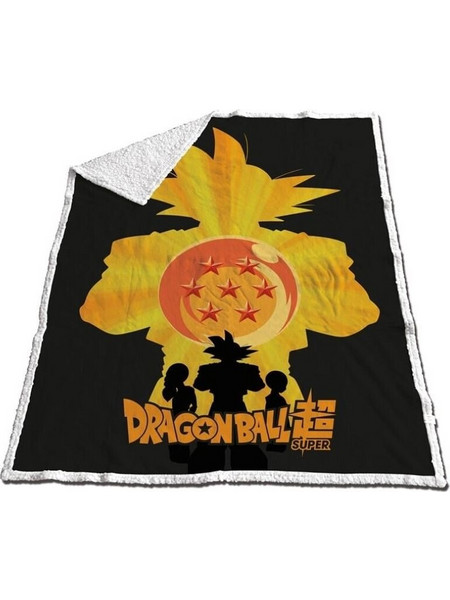 DRAGON BALL SUPER - Sherpa Blanket 130x170cm - Dragon Ball