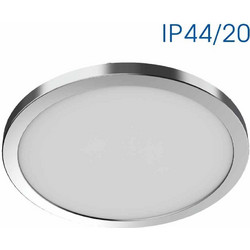 ΦΩΤΙΣΤΙΚΟ ΧΩΝΕΥΤΟ/ΟΡΟΦΗΣ NEBULA LED 12W-18W-24W ΝΙΚΕΛ ΧΡΩΜΙΟ CCT-ΔΙΑΚΟΠΤΗΣ 3000K-4000K-6000K IP44