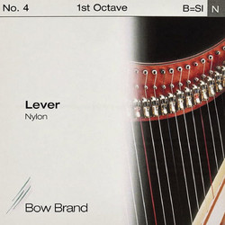Bow Brand Lever Χορδή Άρπας B Nylon 1ης Οκτάβας
