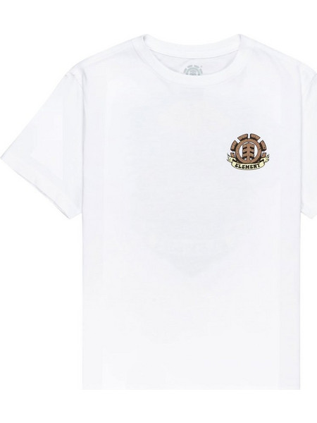 ELEMENT YOUTH ICON JUNGLE T-SHIRT OPTIC WHITE