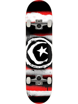 Foundation Star + Moon Complete Skateboard Distres 8.0