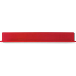 Μεταλλικό Pάφι The Ledge Large Poppy Kόκκινο Χάλυβα H12xW85xD13cm Mustard Made