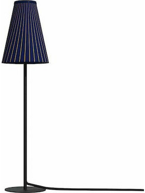Φωτιστικό Επιτραπέζιο Trifle 8075 1xG9 max 10W Blue-Black Nowodvorski Αλουμίνιο, Ύφασμα