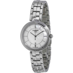 Tissot Flamingo Γυναικείο Ρολόι με Ασημί Μεταλλικό Μπρασελέ T094.210.11.111.00