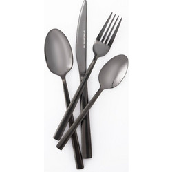 Σετ ανοξείδωτα μαχαιροπήρουνα 24 τμχ SP tableware Verona Black 40010704