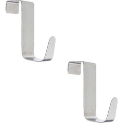 Σετ Κρεμάστρες Πόρτας 5Five 1Θέσης 2.5x6.5x7cm 2τμχ 138960