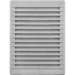 Σχάρα εξαερισμού EDM 87734 Γκρι 13,5 x 20,5 cm Δίχτυ για κουνουπιέρες