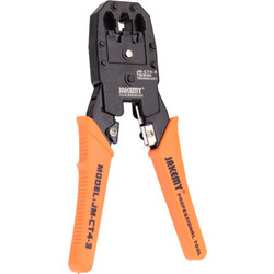 Jakemy Πρέσα Ακροδεκτών Δικτύου RJ12, RJ11, RJ45, RJ10, RJ22 με Απογυμνωτή (Μήκος 180mm) - 17602