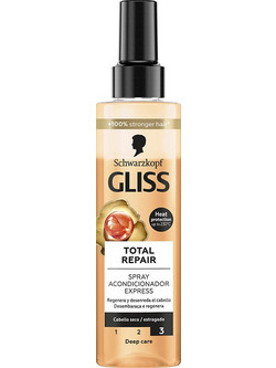 Schwarzkopf Gliss Total Repair Leave In Conditioner Spray για Επανόρθωση & Ψαλίδα για Ξηρά Μαλλιά 200ml