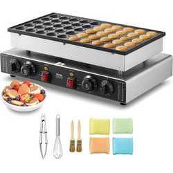 Μηχανή Παρασκευής Μίνι Ολλανδικών Pancake 43mm VEVOR 50PCS 1700W SYJBJDP50KF0N6CCCV2