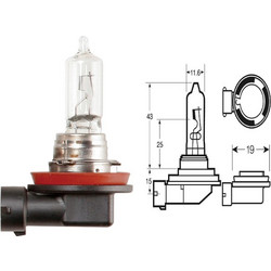 Λάμπα Ring R711 H11 Halogen Bulb / Headlamp 12V DC 55W PGJ19-2 | Ring