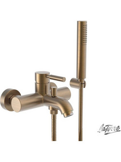 Μπαταρία Λουτρού La Torre New Tech 12019-221 Antique Brass 200-12019-221