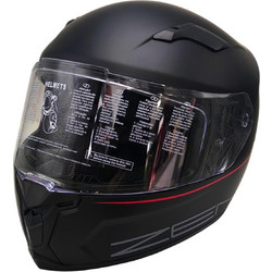 Zen ZN-820 Black/Red Matt Κράνος Μηχανής Full Face 1500gr