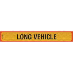 Αντανακλαστική Πινακίδα Αλουμινίου Long Vehicle 125 X 20cm Π.3M.102 1 Τεμάχιο