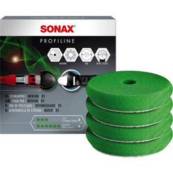 Sonax Profiline Σφουγγάρι (σετ 4) Γυαλίσματος πράσινο 3-6 κωνικό 85mm