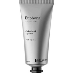 Dott. Solari Euphoria Gel in Black Light Hold Black Μόνιμη Βαφή Μαλλιών 100ml