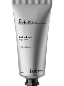 Dott. Solari Euphoria Gel in Black Light Hold Black Μόνιμη Βαφή Μαλλιών 100ml