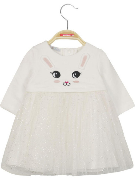 Φόρεμα Little bunny εκρού