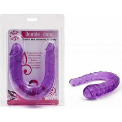 Dream Toys Head Dong Διπλό Dildo 30cm Μωβ